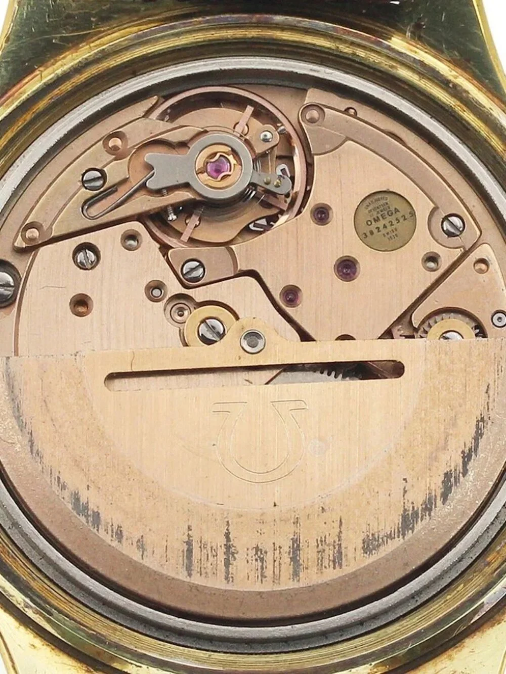 OMEGA 166.0173/366.0832 Day Date Cal.1020 gold Dial Automatic Men's Watch_970690